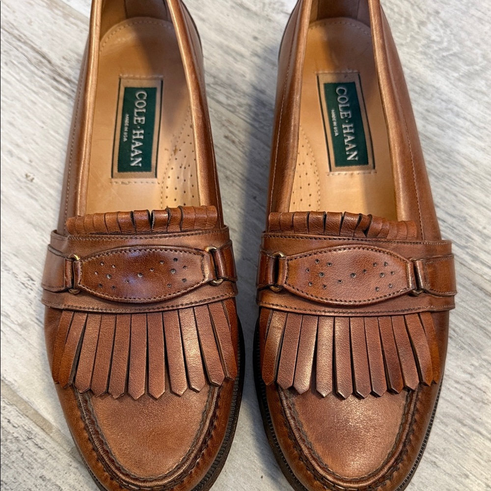 Cole Haan Brown Leather Loafers